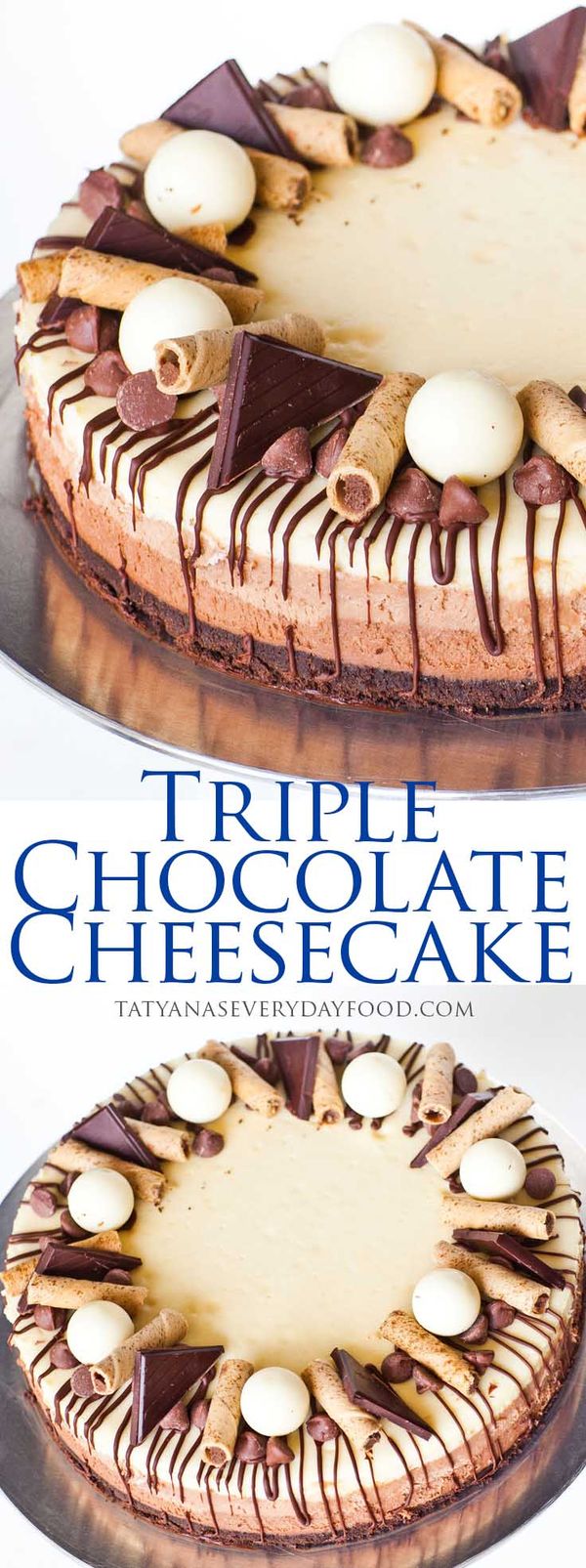 Triple Chocolate Cheesecake