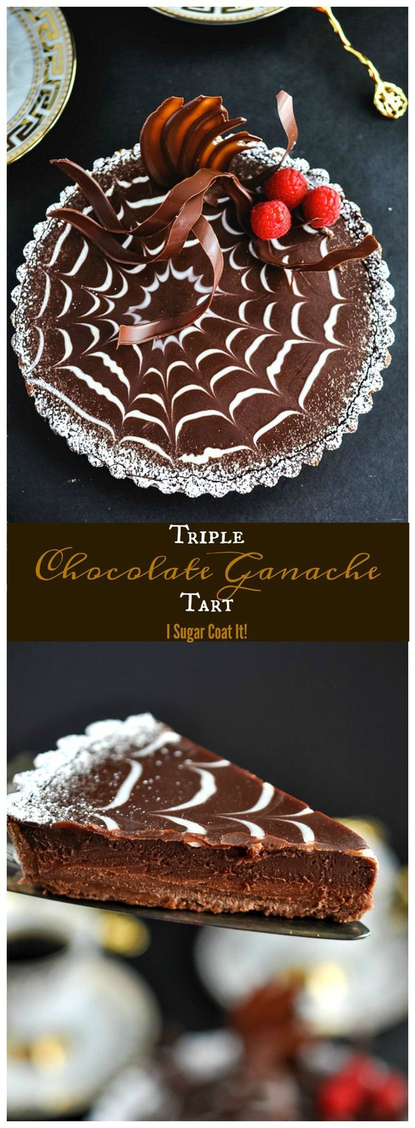 Triple Chocolate Espresso Ganache Tart