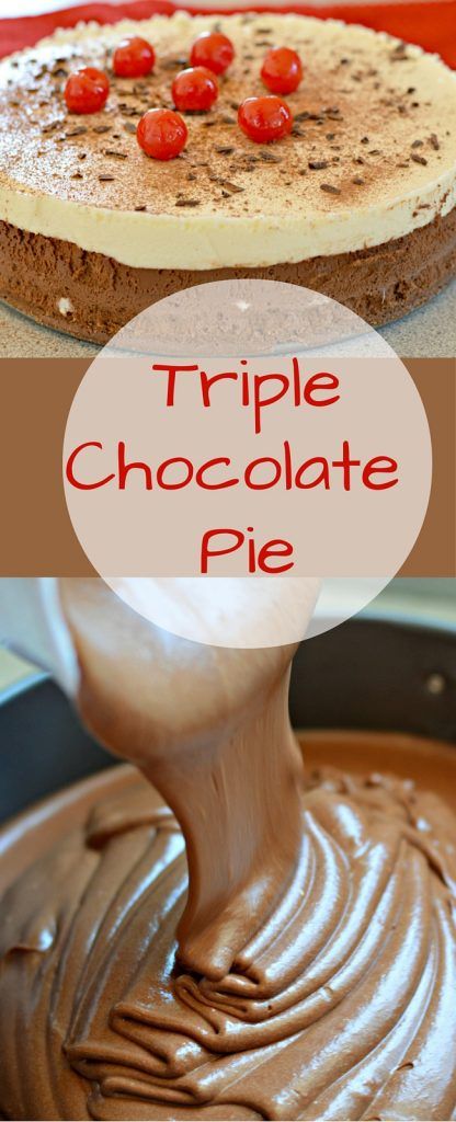 Triple Chocolate Pie