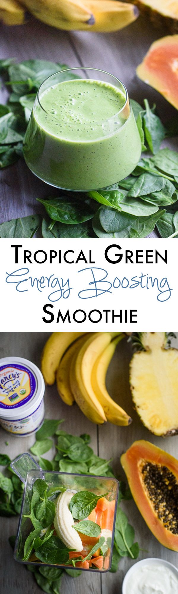 Tropical Green Energy Smoothie