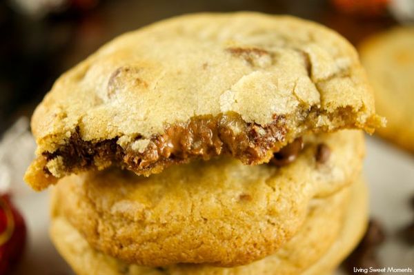 Truffle Stuffed Chocolate Chip Cookies