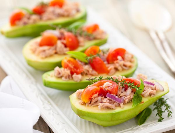 Tuna Stuffed Avocado