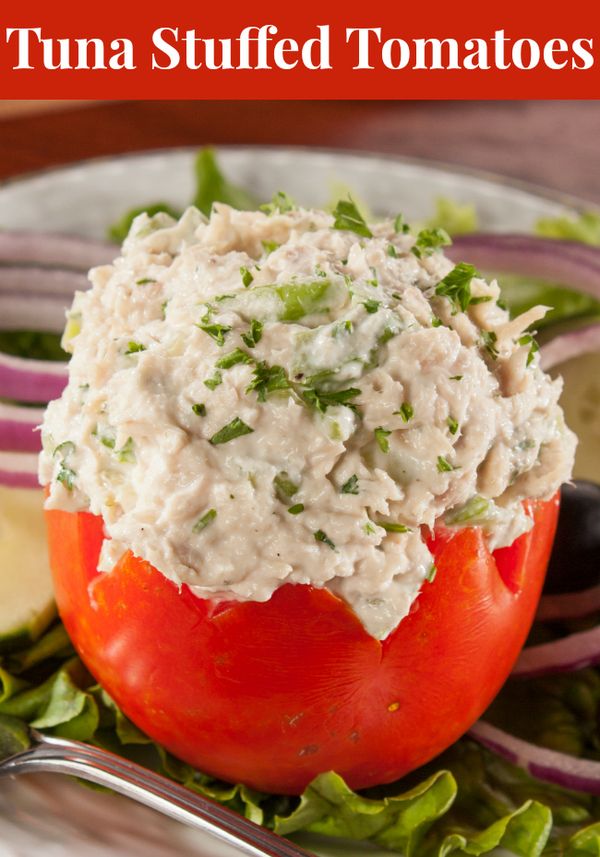 Tuna Stuffed Tomatoes