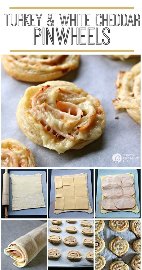 Turkey & White Cheddar Pinwheels