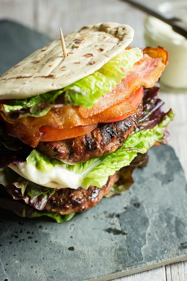 Turkey Burger BLT