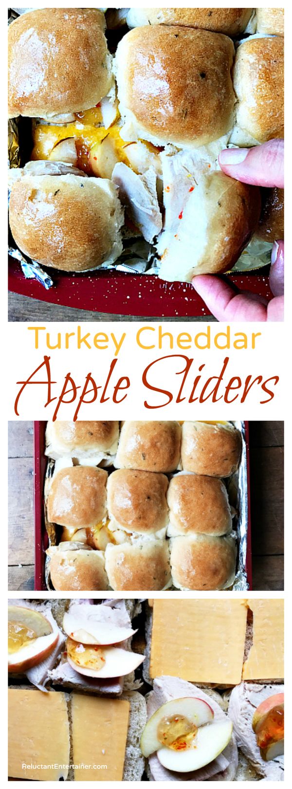 Turkey Cheddar Apple Sliders