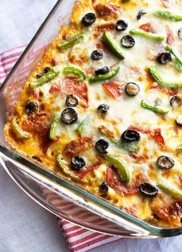 Turkey Zucchini Pizza Lasagna (GF, Low Carb & High Protein