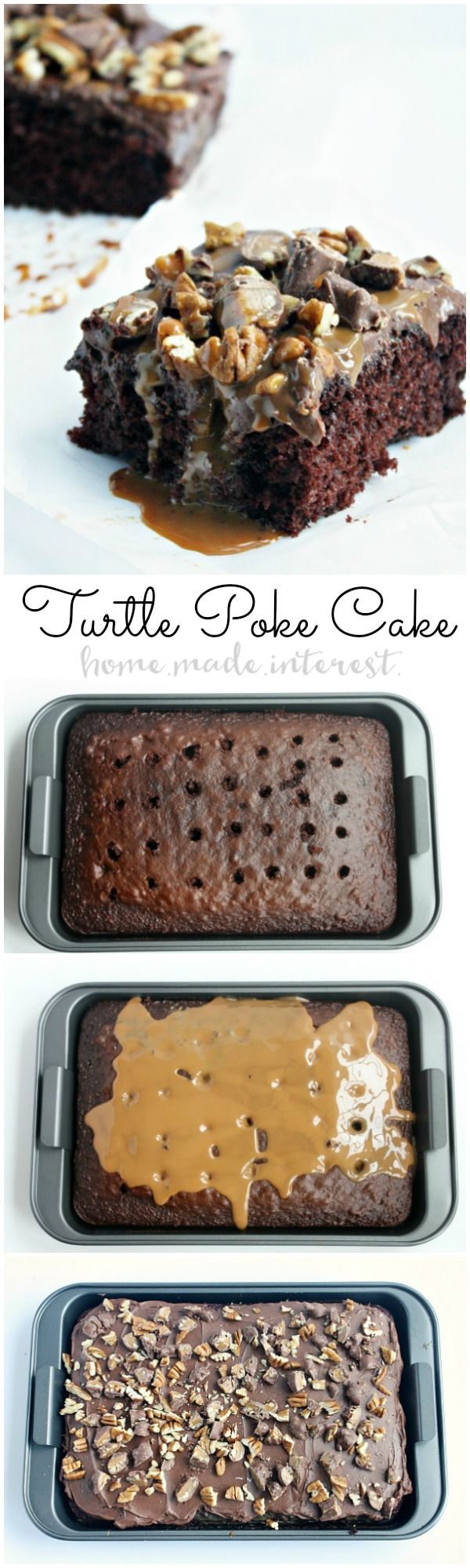 Turtle Poke Cake