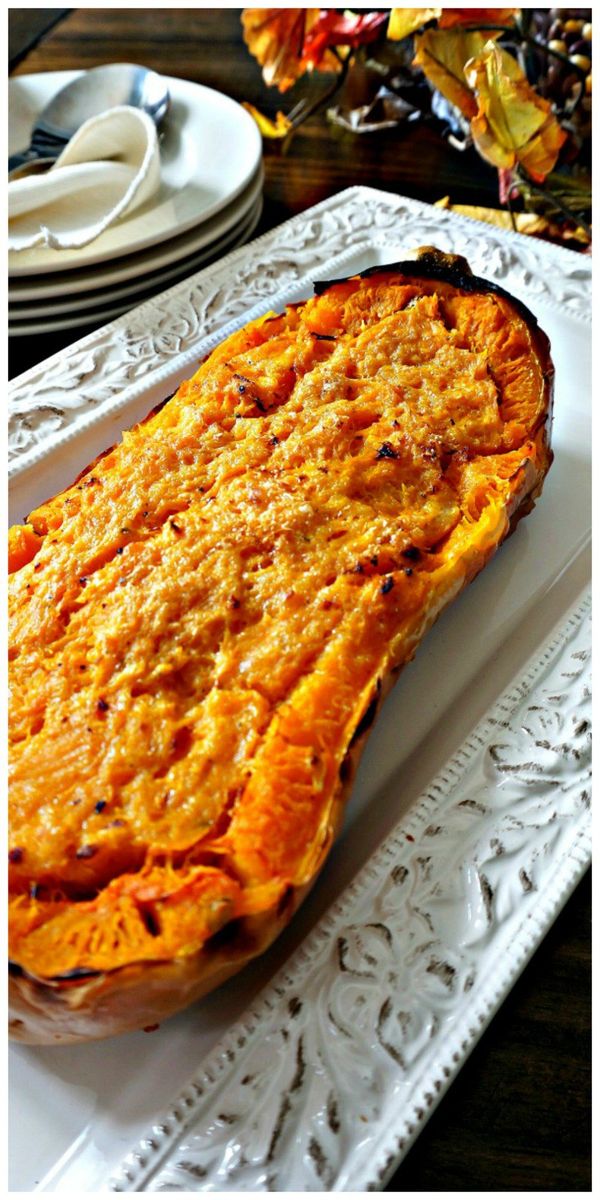 Twice Baked Parmesan Butternut Squash