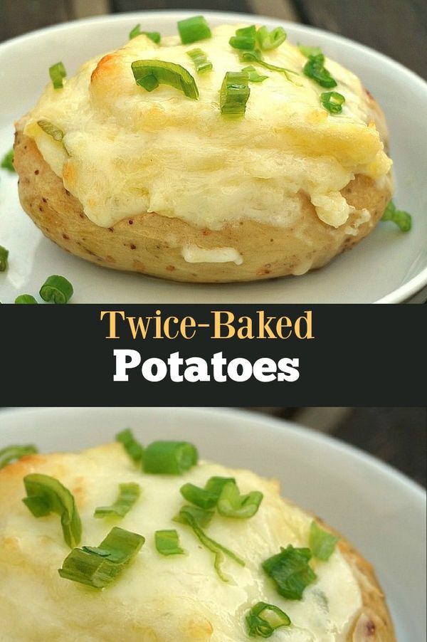 Twice-Baked Potatoes with Goat Cheese