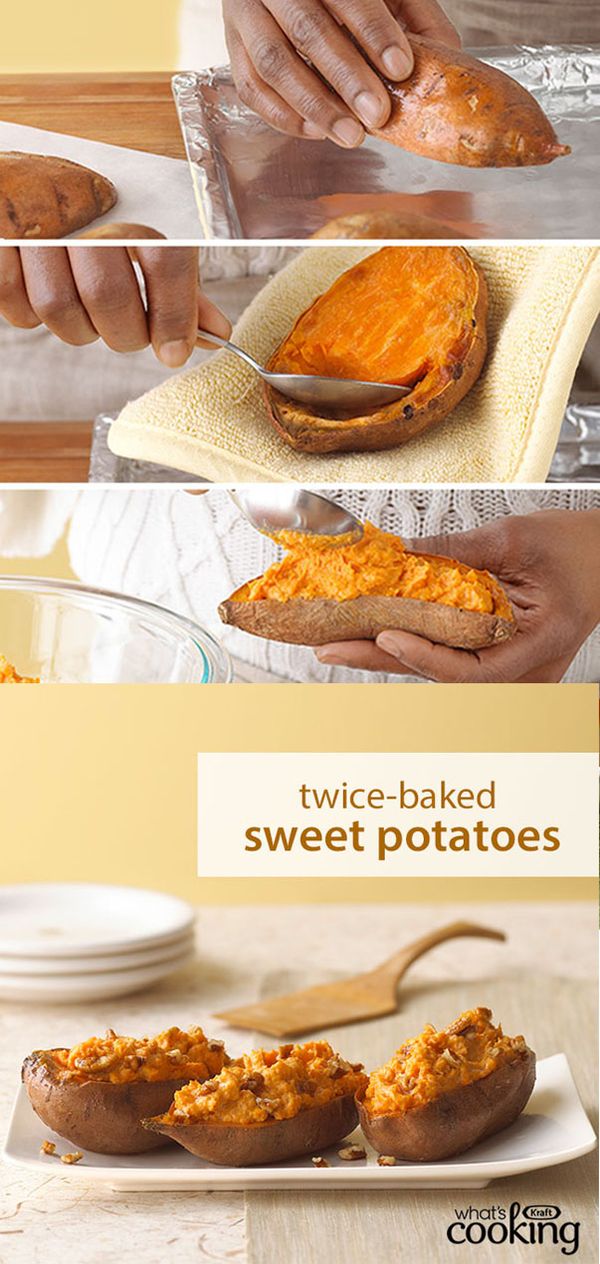 Twice-Baked Sweet Potatoes