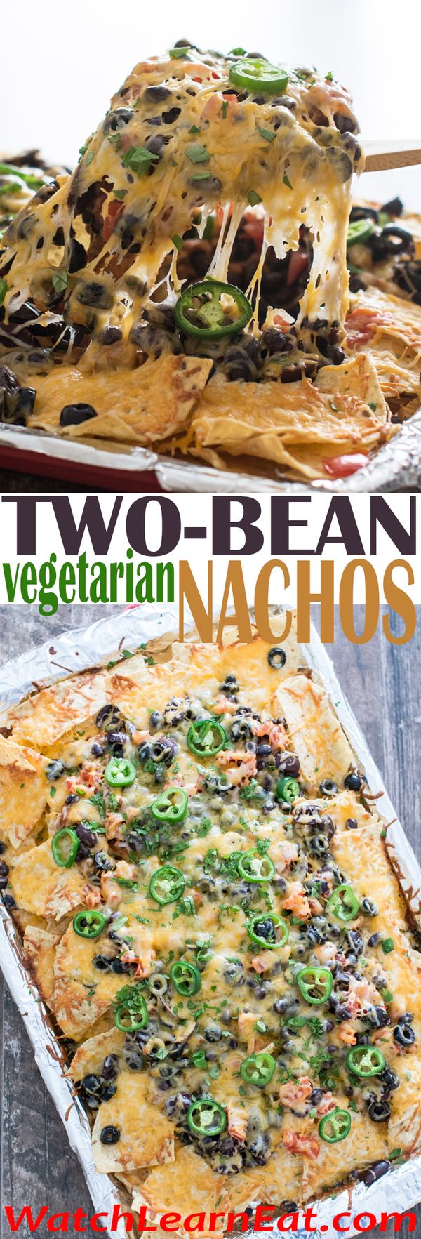 Two-Bean Vegetarian Nachos