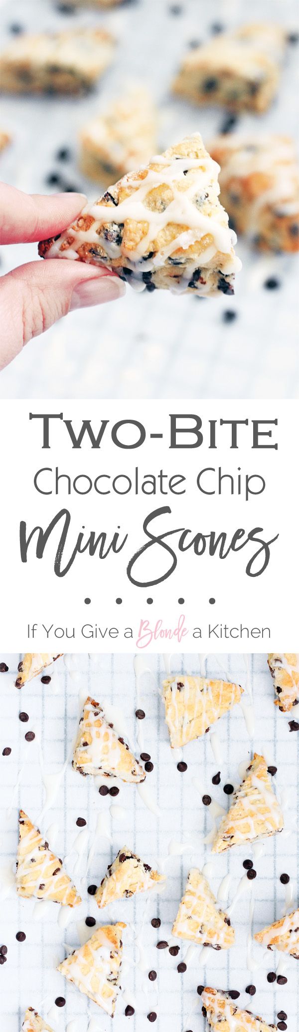 Two-Bite Chocolate Chip Mini Scones