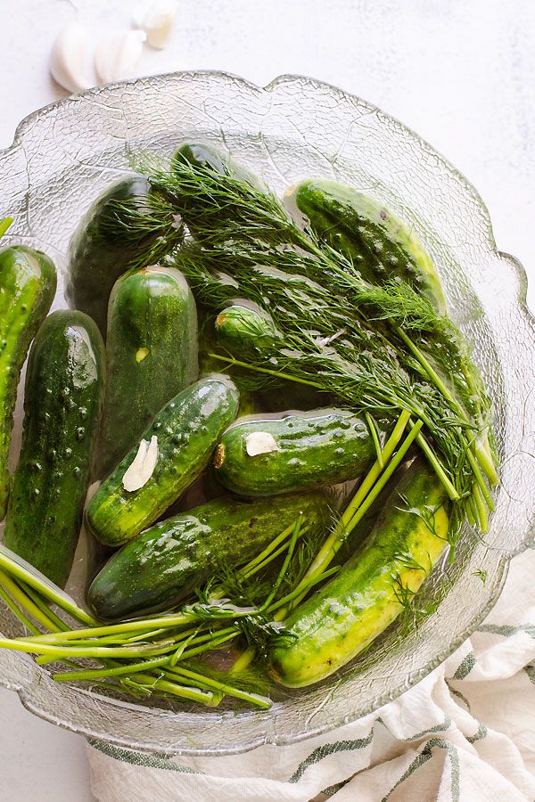 Two Day Ukrainian Garlic Dill Pickles