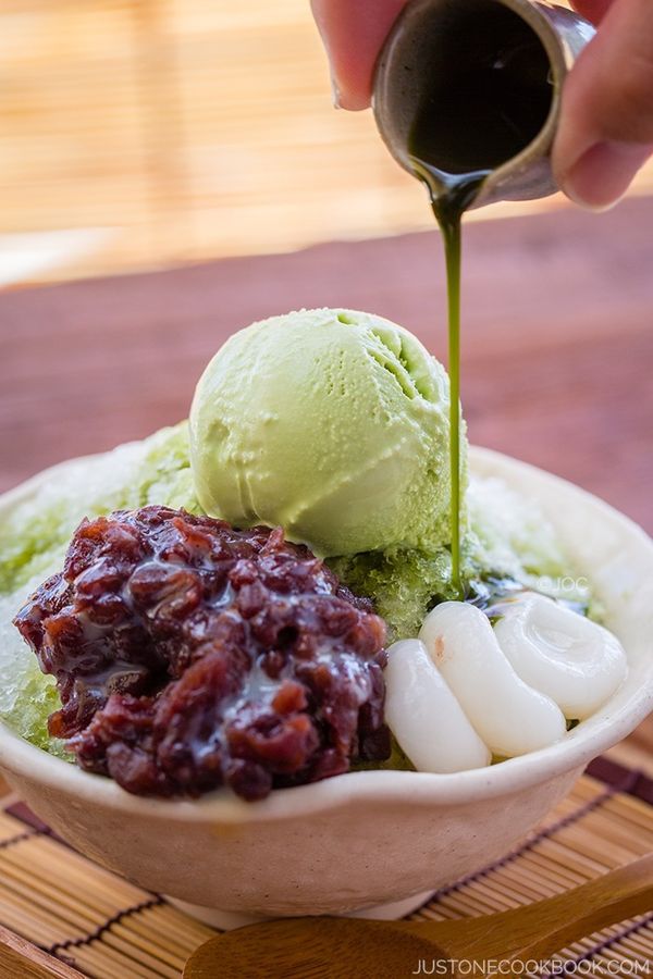 Ujikintoki (Green Tea Shaved Ice