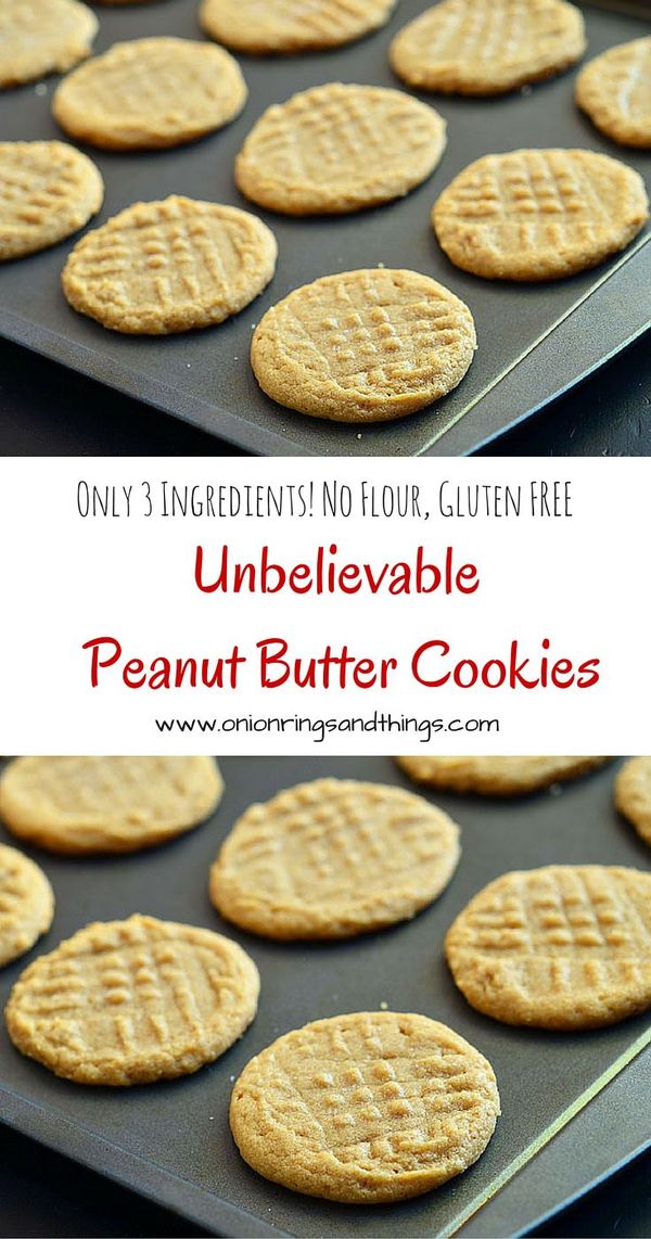 Unbelievable Peanut Butter Cookies