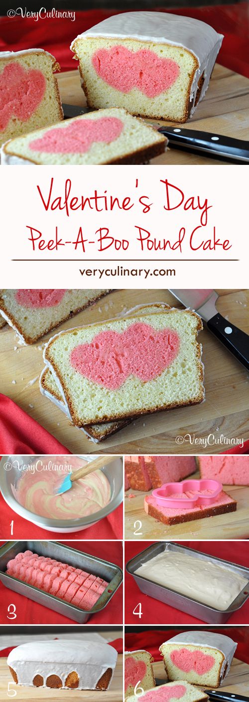 Valentine's Day Peek-A-Boo Pound Cake