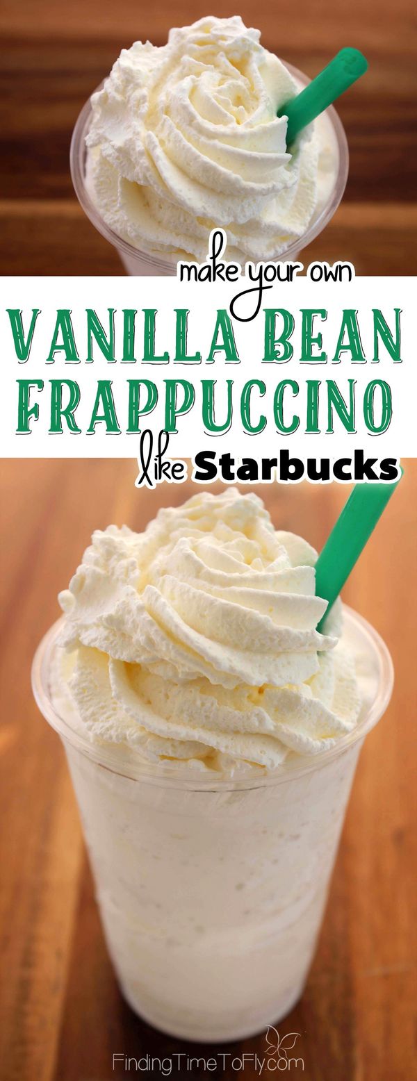 Vanilla Bean Frappuccino (like Starbucks