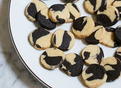 Vanilla-Chocolate Swirl Icebox Cookies