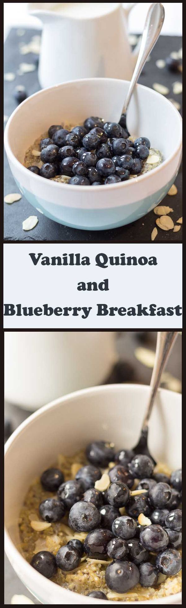 Vanilla Quinoa and Blueberry Breakfast