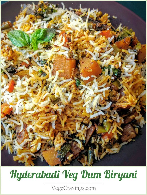 Veg Biryani Recipe (Hyderabadi Veg Dum Biryani