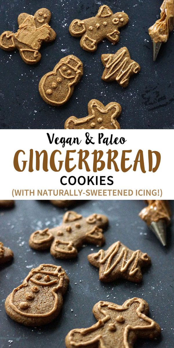 Vegan & Paleo Gingerbread Cookies