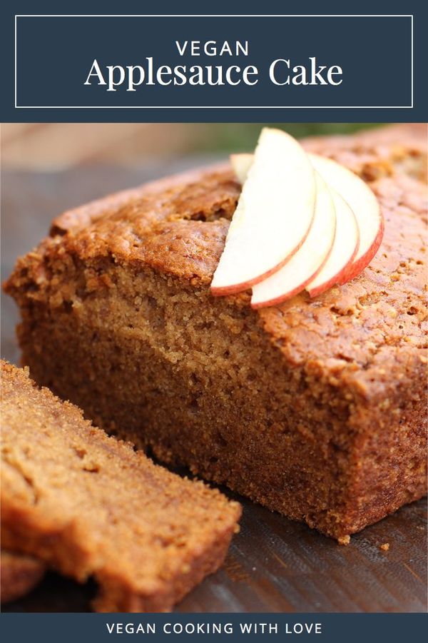 Vegan Applesauce Cake