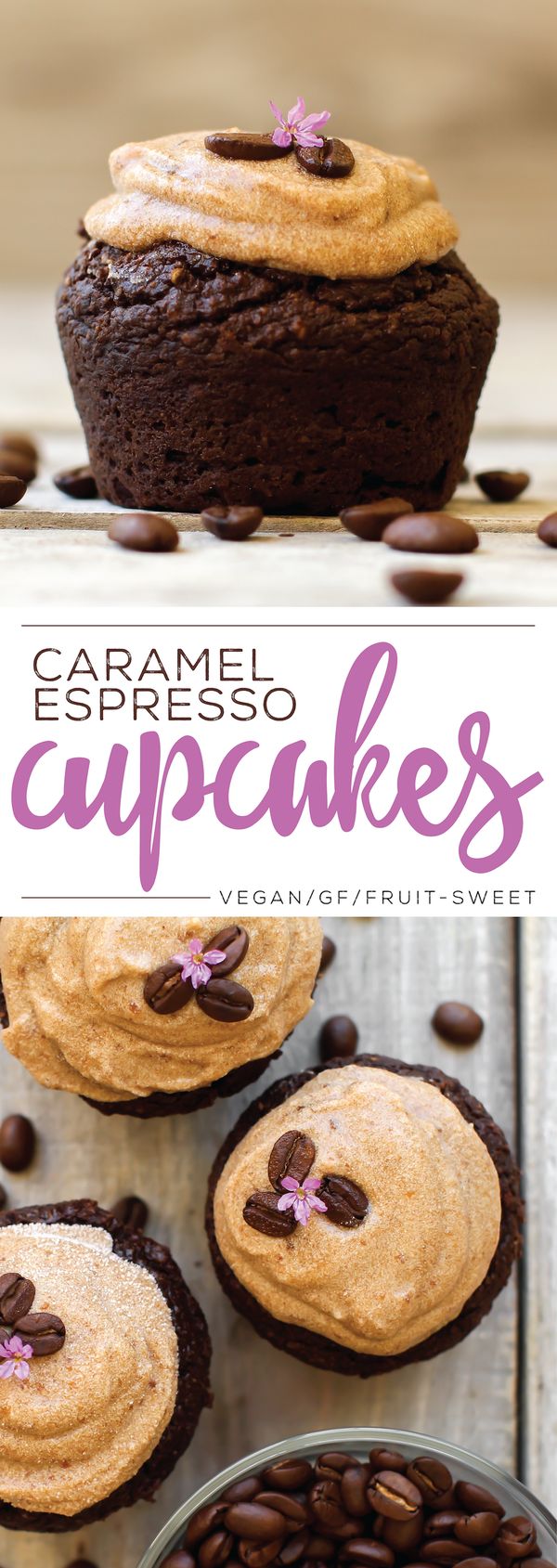 Vegan Caramel Espresso Cupcakes