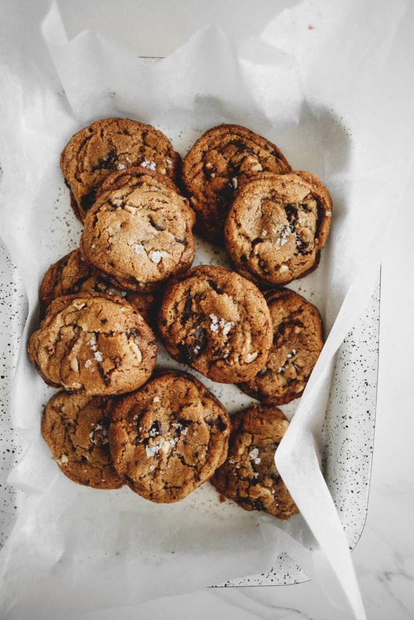 Vegan Chocolate Chip Walnut Cookies