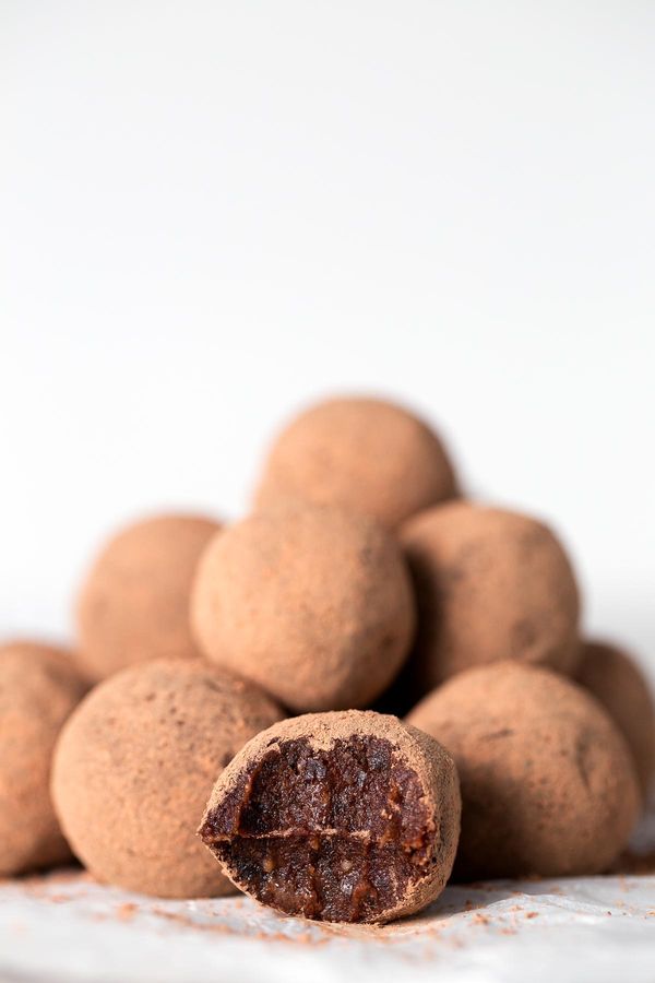 Vegan Chocolate Orange Truffles