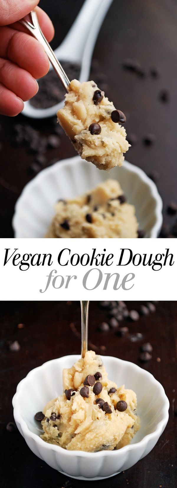 Vegan Cookie Dough for One