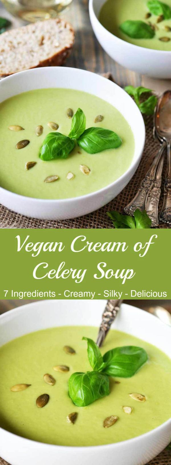 Vegan Cream of Celery Soup