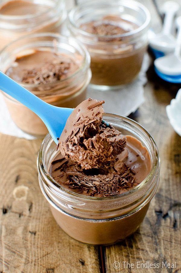 Vegan Dark Chocolate Pots De Creme