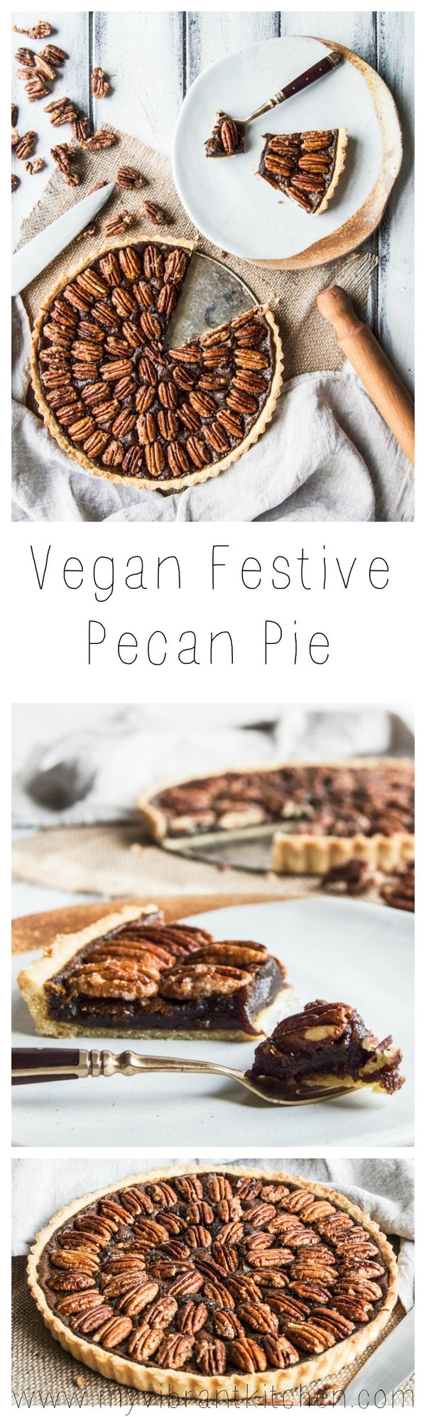 Vegan Festive Pecan Pie