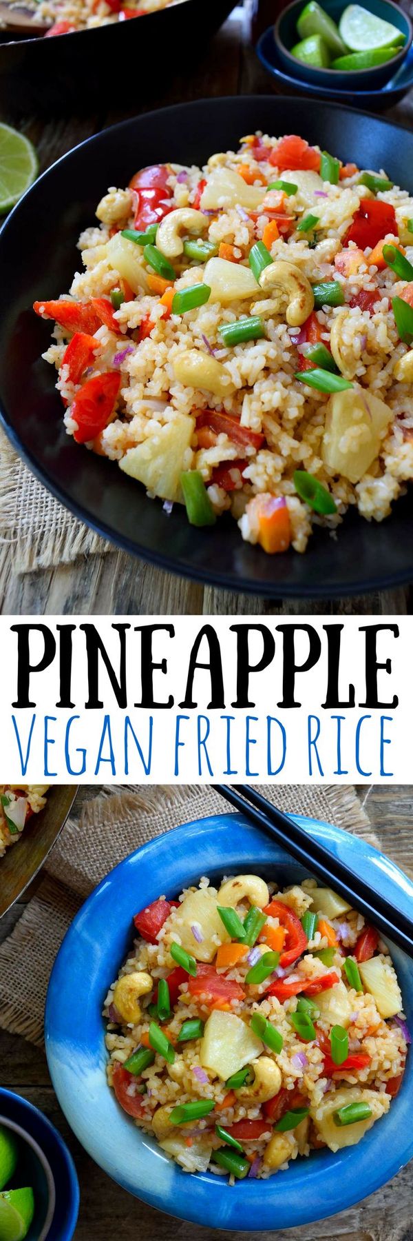 Vegan Fried Rice with Pineapple