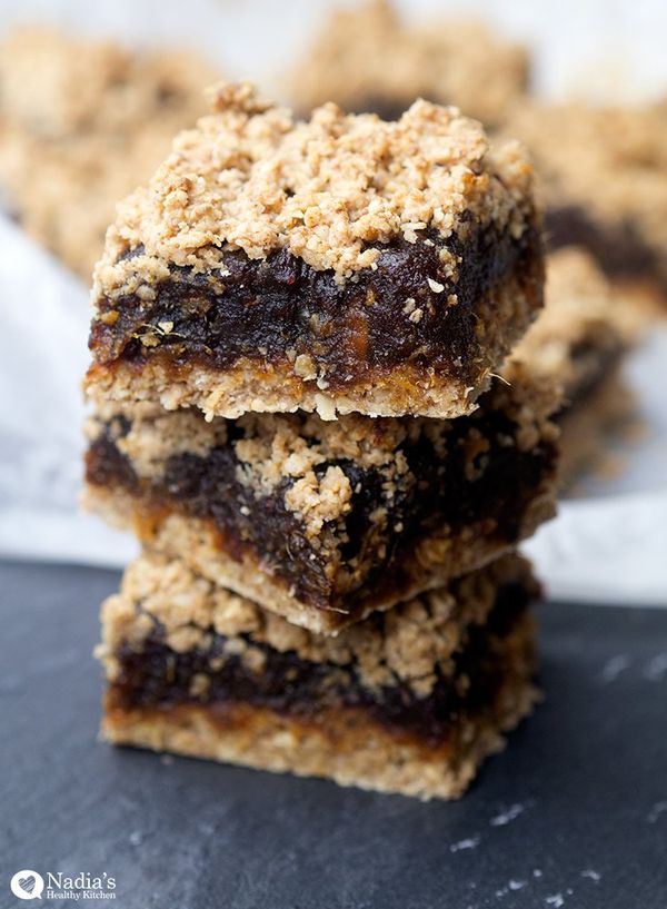 Vegan Gluten-free Date Squares