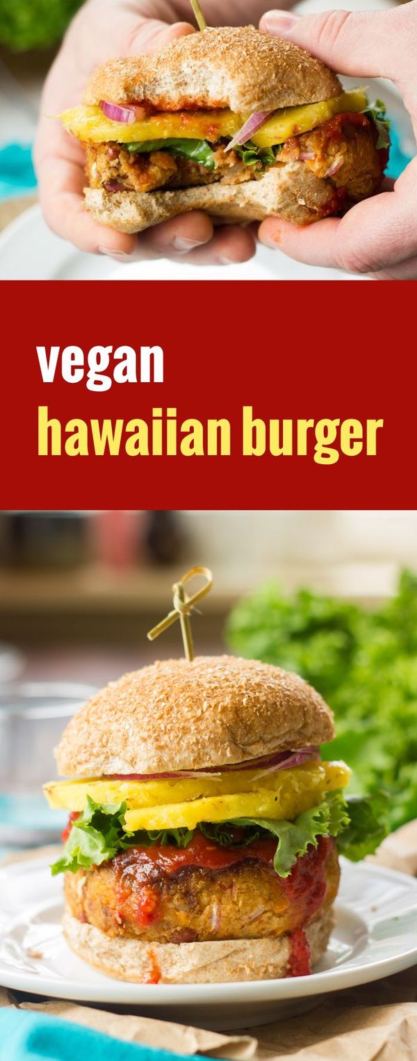 Vegan Hawaiian Burgers