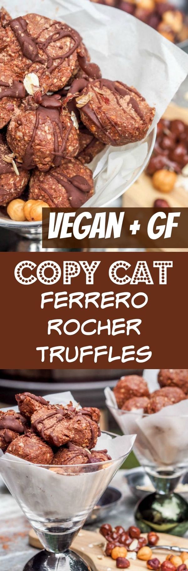 Vegan High Protein Copy Cat Ferrero Rocher Truffles (GF, Refined Sugar Free