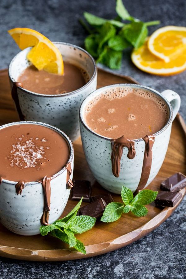 Vegan Hot Chocolate Three Ways