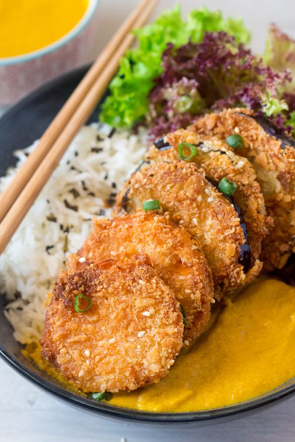 Vegan katsu curry