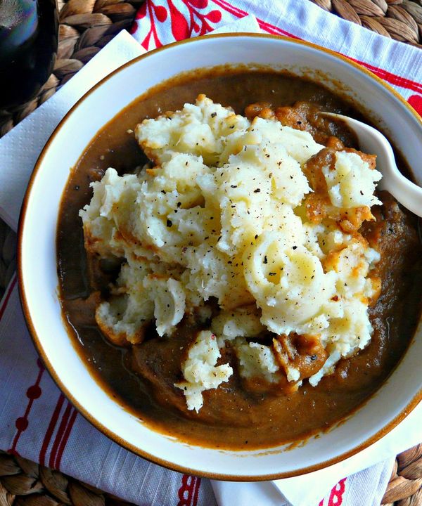 Vegan KFC copy-cat mash 'n' gravy