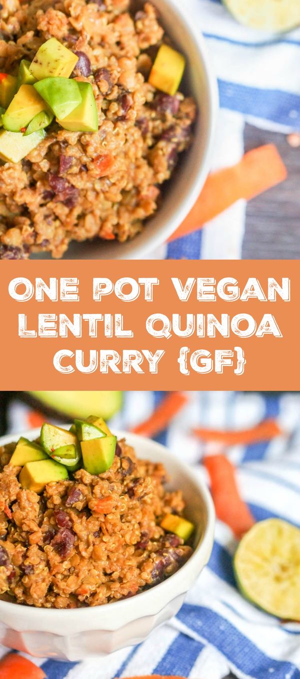 Vegan lentil curry stew