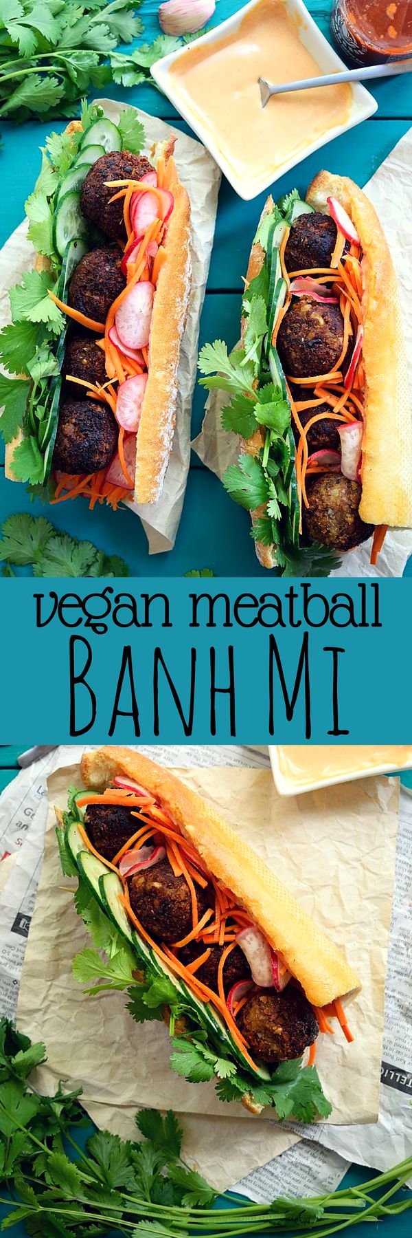 Vegan Meatball Banh Mi