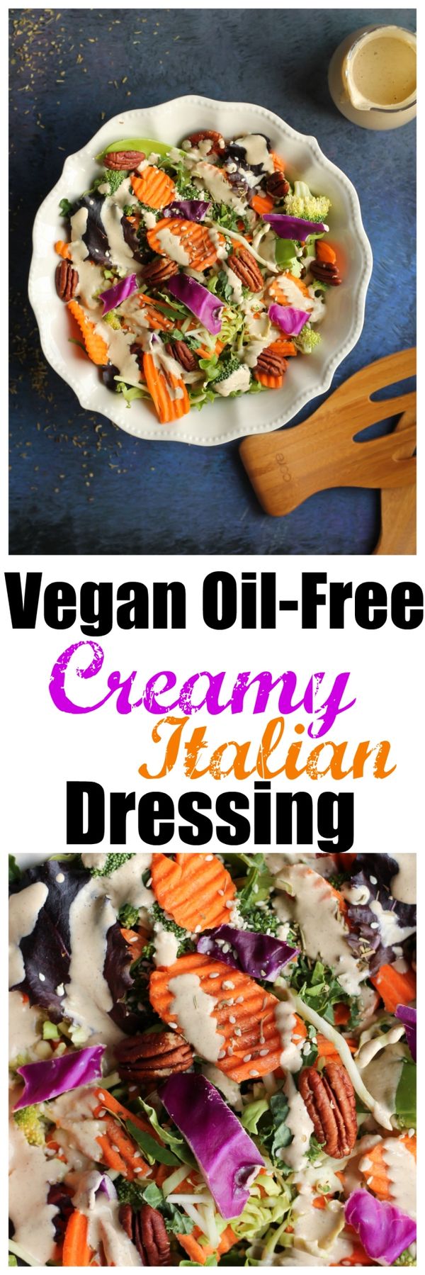 Vegan Oil-Free Creamy Italian Dressing