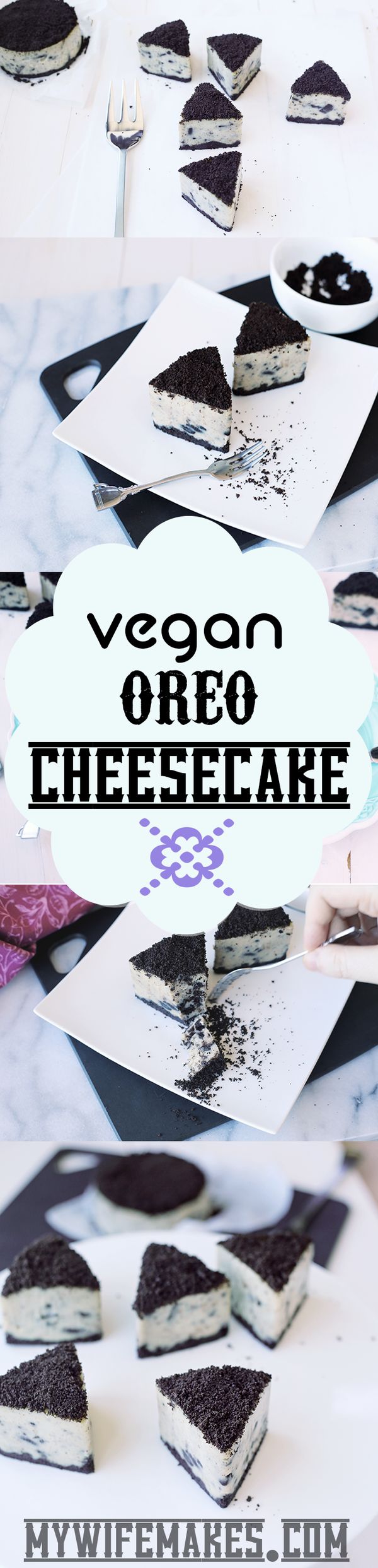 Vegan Oreo Cheesecake