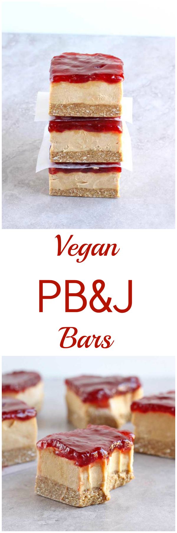 Vegan PB&J Bars