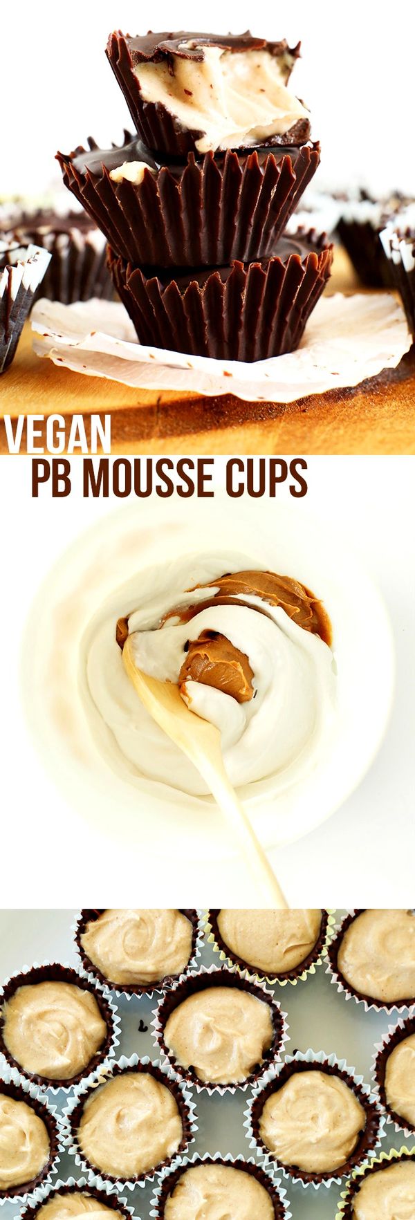 Vegan Peanut Butter Mousse Cups