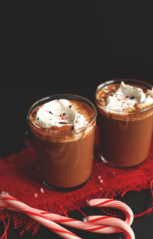 Vegan Peppermint Drinking Chocolate