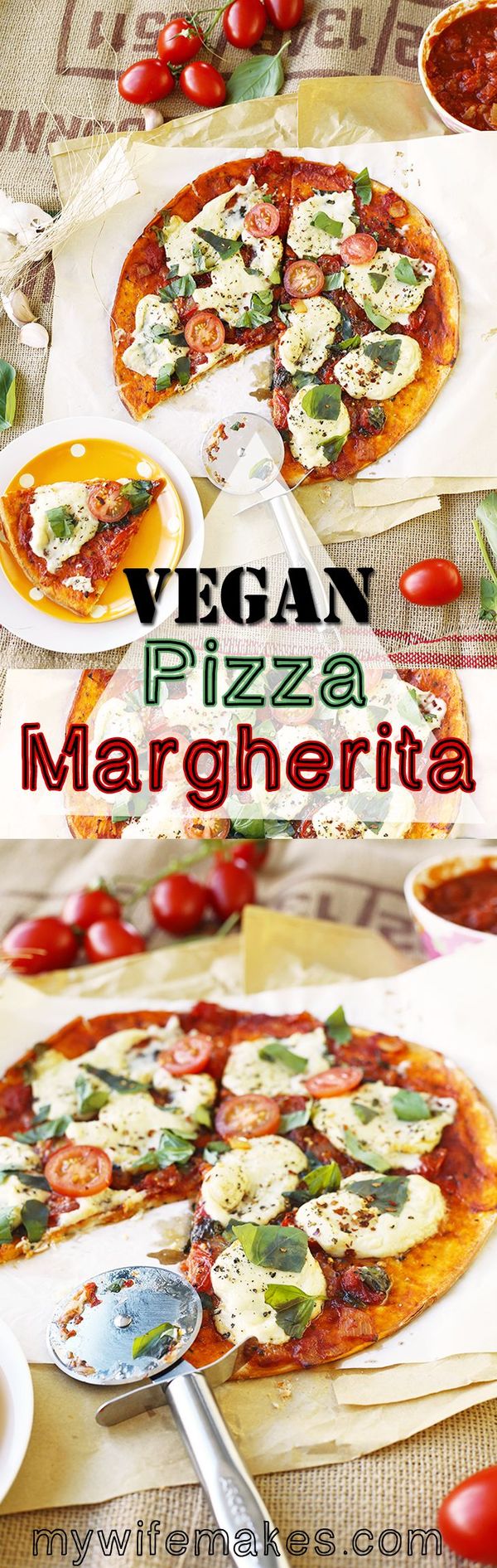 Vegan Pizza Margherita