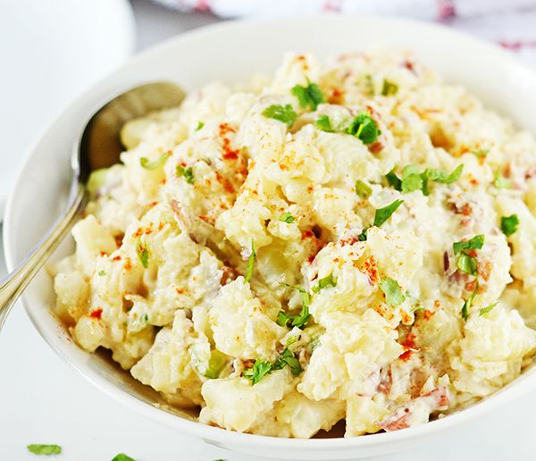 Vegan Potato and Cauliflower Salad